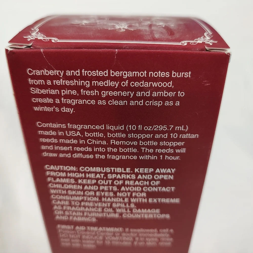 Pier 1 Imports Cranberry Balsam Red Diffuser 10fl oz
